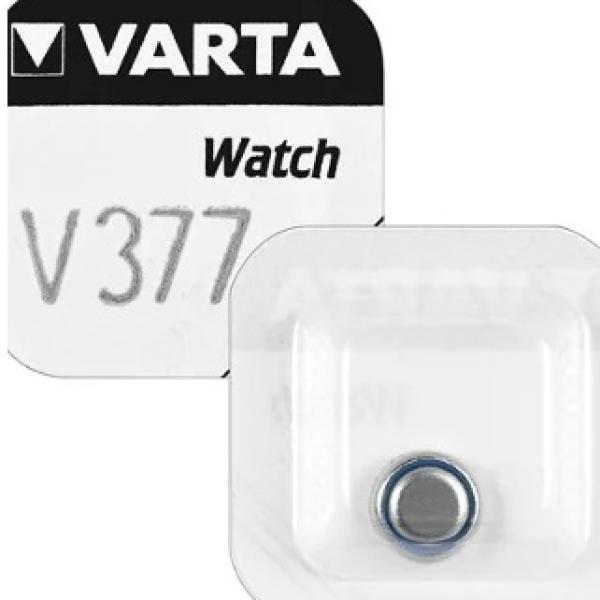 Pilha V377 (SR66 / 626SW) 1,55V - VARTA