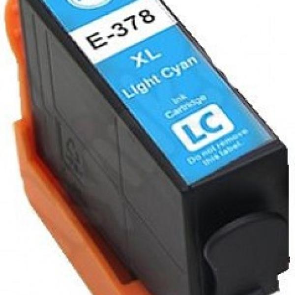 Tinteiro Compativel EPSON 378XL (T3795/3785) - Azul Claro