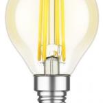 Lâmpada LED E14 G45 Filamento 4,5W Branco Q. 2700K 470Lm - TOSHIBA