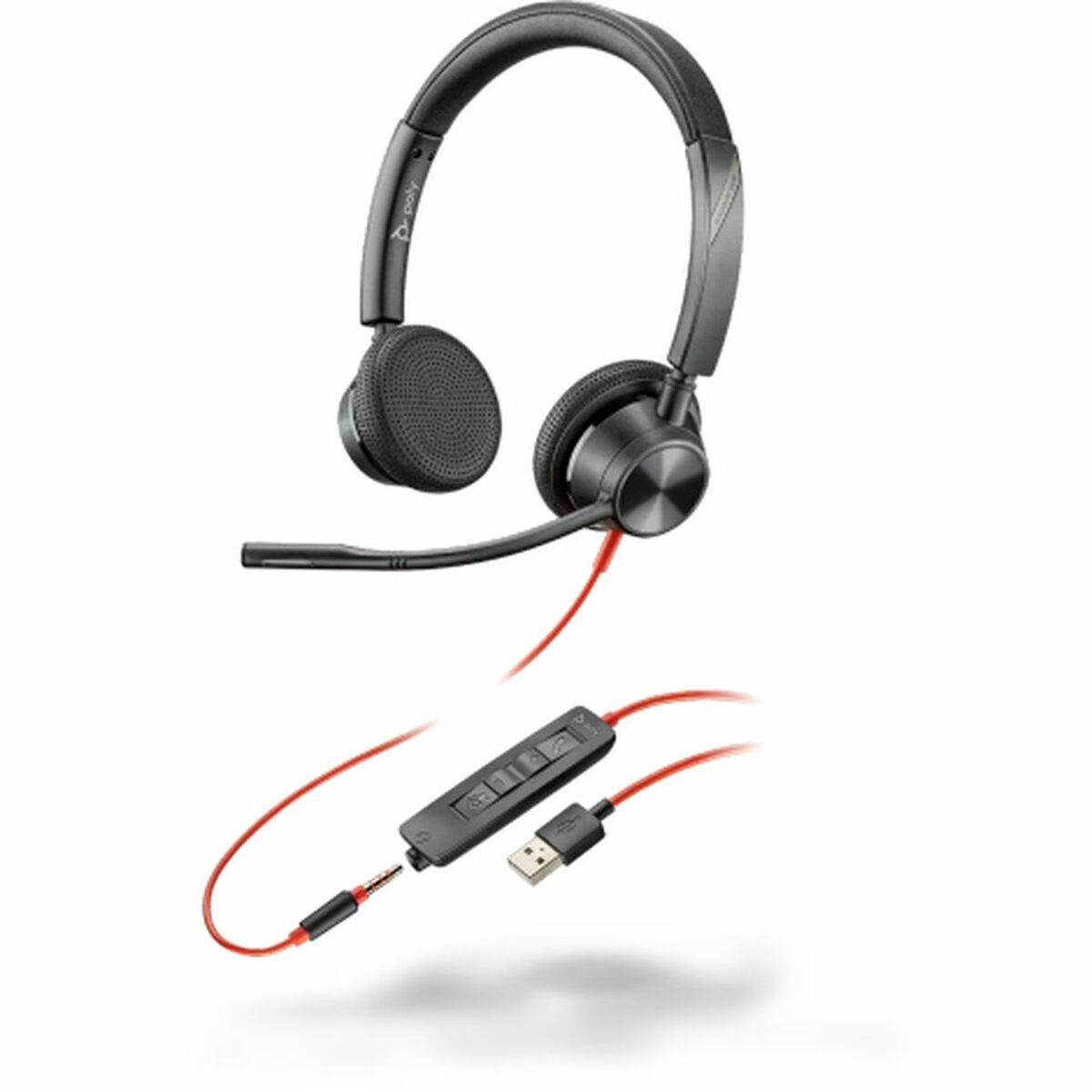 Auriculares com microfone Poly 3325 Preto