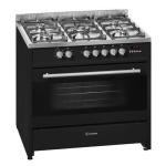 Fogão a Gás 5 Zonas (90x60 cm) AE. FE. WOK - E911BL - MEIRELES