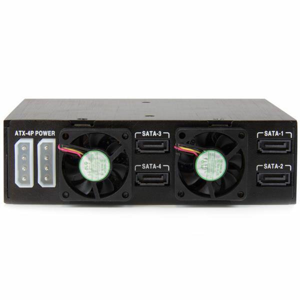 Rack Startech SATSASBP425 Preto Portátil 2,5"