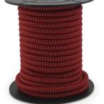 Bobine Cabo Eléctrico Têxtil 2x 0,75mm Vermelho Listado (10 mts) - GSC