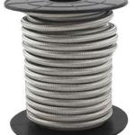 Bobine Cabo Eléctrico Têxtil 2x 0,75mm Prateado (10 mts) - GSC