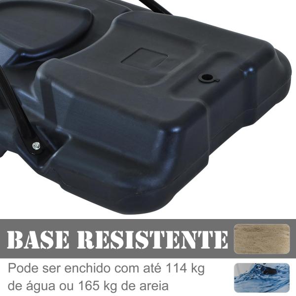 Tabela de basquetebol dobrável e ajustável em altura 150 - 210 cm branco preto e vermelho