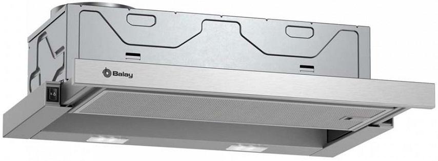 Exaustor telescópico 3 Velocidades 3BT264MX 389m³/h (Inox) - BALAY
