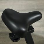 Bicicleta Estática com Ecrã LCD Assento e Guiador Ajustáveis Volante 4 kg e Porta Garrafa 93x48,5x102 - 112 cm Preto