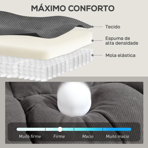 Sofá Reclinável Manual de 2 Lugares Ajuste Separado Revestimento em Veludo Apoio para os Pés Ajustável 145x100x102 cm Cinzento