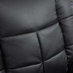 Poltrona de Massagem Poltrona Relax Reclinável com 8 Pontos de Massagem Controlo Remoto Estofada em PU 94x99x99 cm Preto