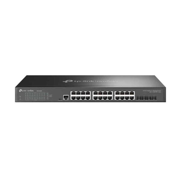 Switch Gestionável TP - Link TL - SG3428X 28 Portas RJ - 45 10/100/1000 SFP — Recondicionado