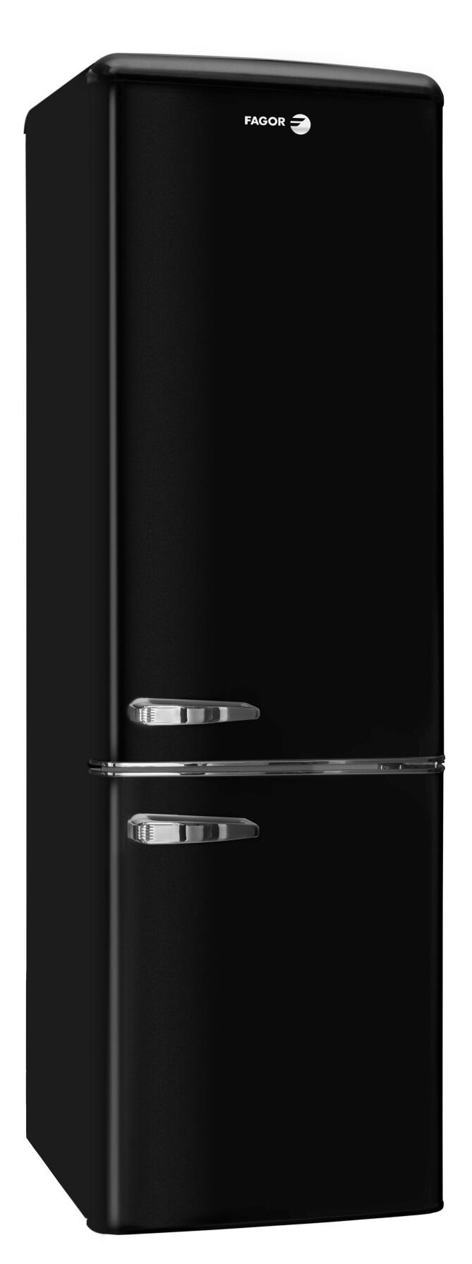 Frigorífico Combinado Retro 244L 3FFV - 1855N (Preto) - FAGOR