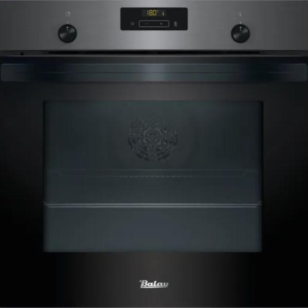 Forno de Encastre Pirolítico 3HB4841G2 71L 3600W (Preto) - BALAY