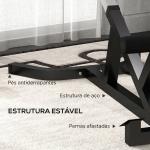 Cadeira Romana para Hiperextensões com Altura e Encosto Reguláveis, 120 kg, para Treino de Abdominais e Costas