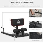 3 em 1 Placa supina multifuncional Equipamento Abdominal para Exercícios Abdominais carga 120 kg