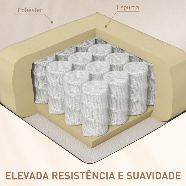 Poltrona de Massagem Poltrona Relax Elétrica com 4 Modos de Vibração Reclinação 145° Estofada em Microfibra Controlo Remoto Mesa 2 Bolsos Laterais e Suporte para Copos 77x93x105cm Bege