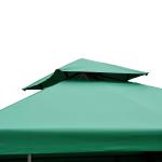 Toldo de Substituição 3x3m para Pérgolas Toldo de Substituição de Pérgolas de Jardim Verde