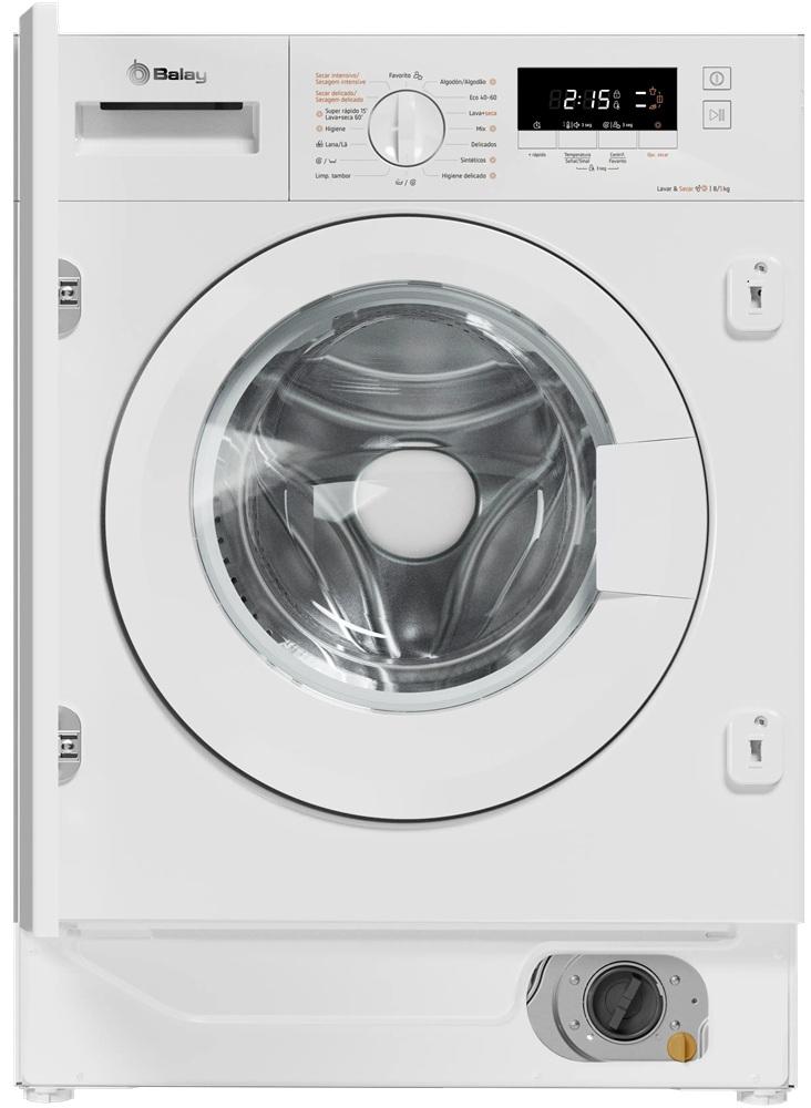 Máquina de Lavar e Secar Roupa de Encastre 3TW885B 8/5Kg (Branco) - BALAY