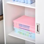 Armário de Escritório com 2 Portas Deslizantes e 3 Prateleiras 80x40x120 cm Branco