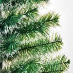 Árvore de Natal Artificial 150cm com 416 Ramos e Suporte de Metal Decoração Interior Sala de Estar Festas Ø75x150cm Verde