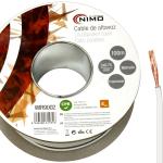 Bobine Cabo Coluna Branco 2x 0,75mm² Branco (100 mts) - NIMO