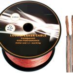 Bobine Cabo Coluna 2x 4mm² Transparente (100 mts)