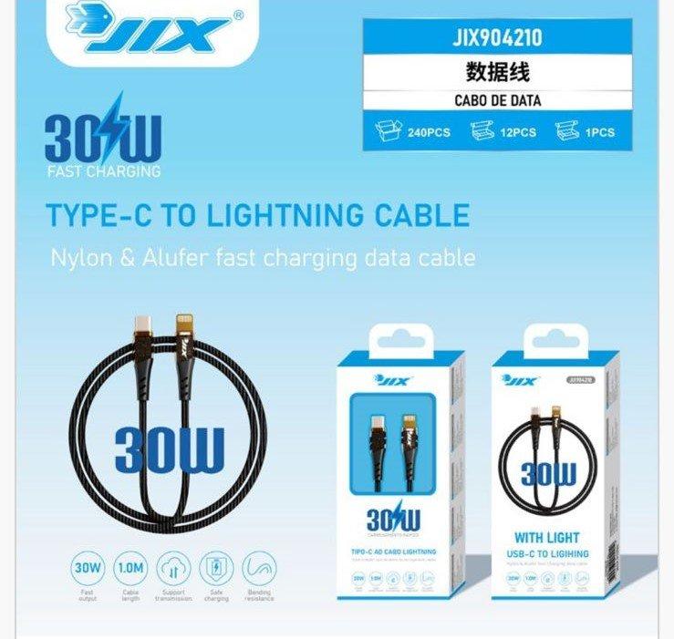 Cabo de Dados Lightning para Type-C 1M – PD 30W