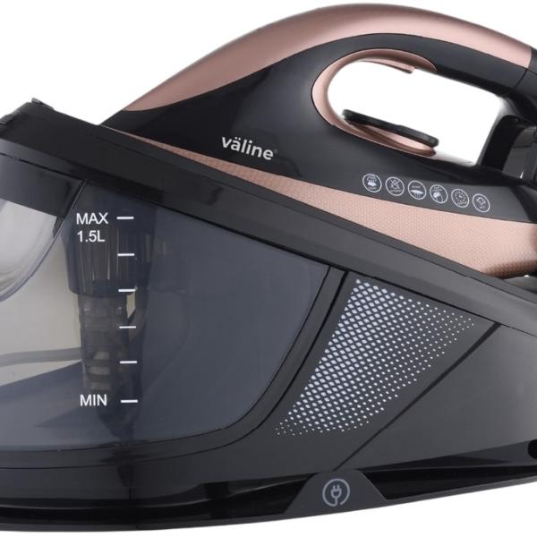 Ferro de Engomar a Vapor c/ Caldeira Tatarli 2400W (Preto) - VALINE