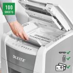Trituradora de Papel Micro-Corte Leitz IQ 100 Autofeed