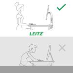 Suporte de Mesa para Ecrã Leitz Ergo Space Saving 17" 32"