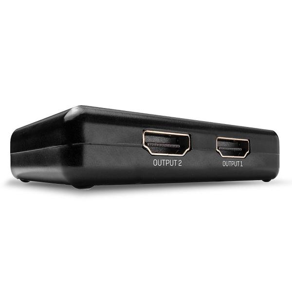 Comutador HDMI LINDY 38357 2 m Preto