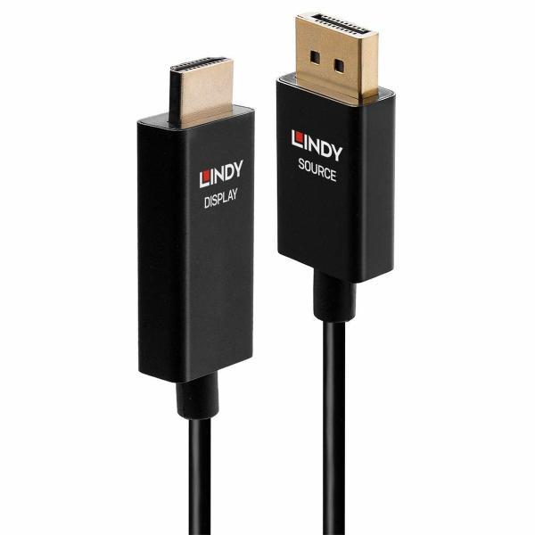 Cabo DisplayPort a HDMI LINDY 40926 Preto 2 m