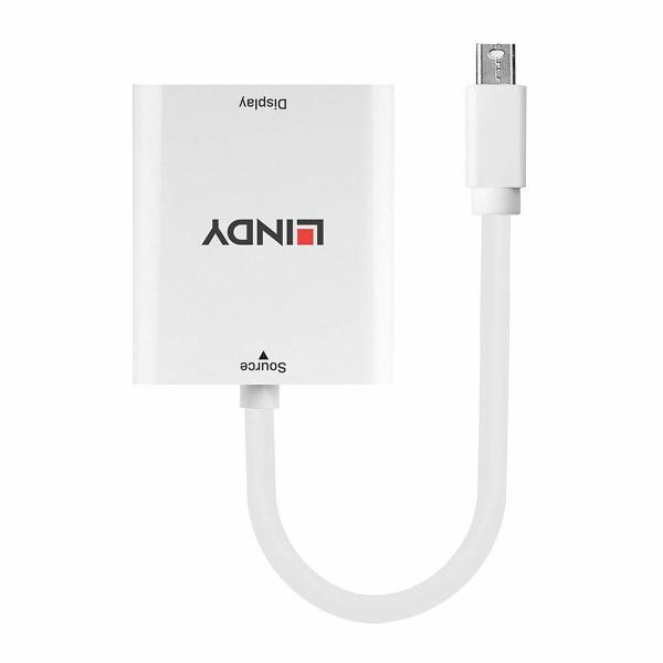 Adaptador Mini Display Port para HDMI LINDY 41069 Branco
