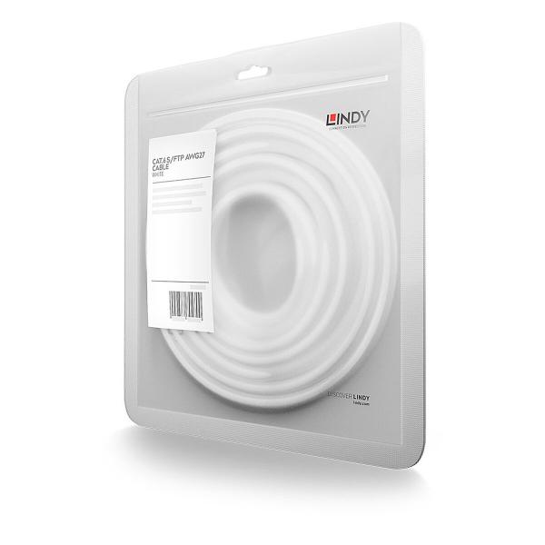 Cabo de rede rígido UTP Categoria 6 LINDY 47800 Branco Multicolor 20 m 1 Unidade