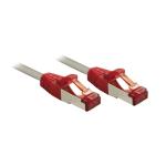 Cabo de rede rígido UTP Categoria 6 LINDY 47842 10 m Cinzento Dourado 1 Unidade