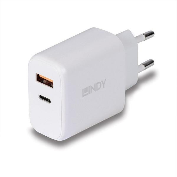 Carregador de Carro LINDY 73424 Branco 18 W 30 W