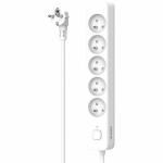 Extensão com 5 Tomadas com Interruptor QUARX (3 m)