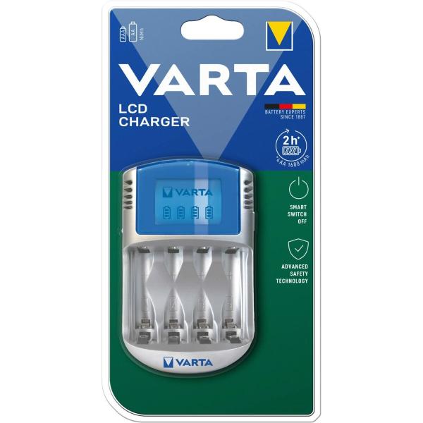 Carregador de pilhas Varta 4 Pilhas AA/AAA 12 V