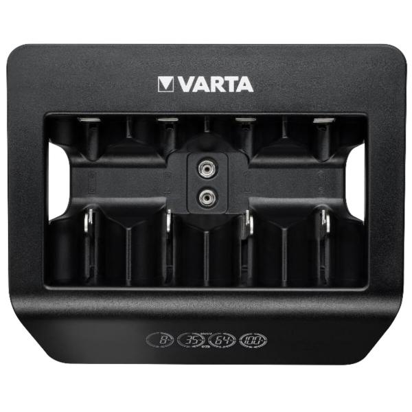 Carregador de pilhas Varta LCD Universal Charger+ Tipo C Tipo D 1600 mAh 100-240 V