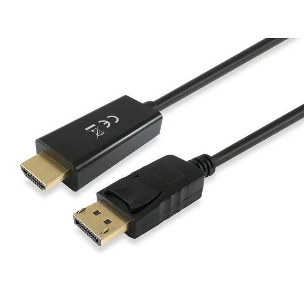Adaptador DisplayPort para HDMI Equip 119391 Preto 3 m