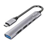 Hub USB-C 7 Portas Equip 12896207101 Alumínio