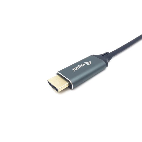 Cabo USB-C para HDMI Equip 13341507101 Preto 1 m