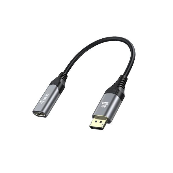 Adaptador DisplayPort para HDMI Equip 133445 Preto Dourado 15 cm