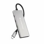 Hub USB Conceptronic 110519707101 Prateado