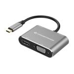 Hub USB Conceptronic DONN16G Cinzento 100 W