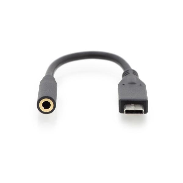 Adaptador USB-C Jack 3,5 mm Digitus by Assmann AK-300321-002-S 20 cm