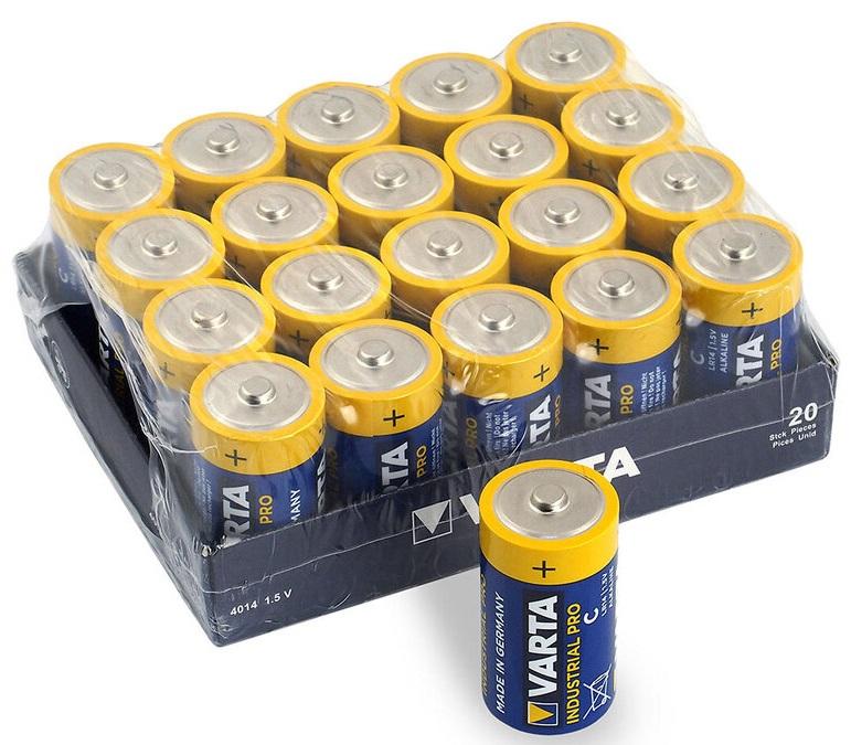 Pack 20x Pilhas Alcalinas D LR20 (INDUSTRIAL PRO) - VARTA