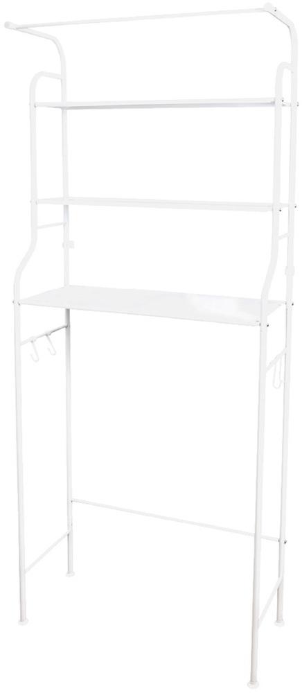 Estante de 3 Níveis p/ Máquina de Lavar a Roupa (Branco) - GSC