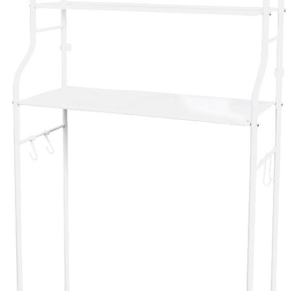 Estante de 3 Níveis p/ Máquina de Lavar a Roupa (Branco) - GSC