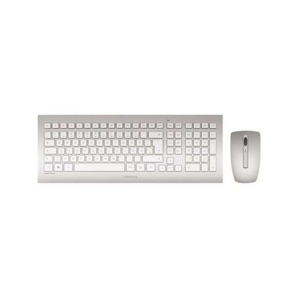 Teclado e Rato para Vídeojogos Cherry JD-0310ES Branco Qwerty espanhol QWERTY