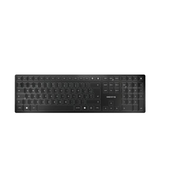 Teclado Bluetooth Cherry KW 9100 SLIM Preto Qwerty espanhol